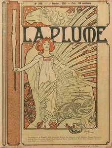 Omslag till La Plume nr 209, 1898.