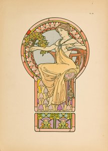 Dekorativa dokument, 1902. av Alfons Marie Mucha