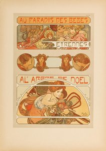 Dekorativa dokument, 1902. av Alfons Marie Mucha