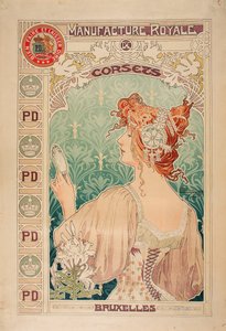 Tillverkning Royale av korsetter, 1897.
