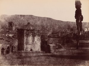 La Tour des Vents, Athenes (Vindarnas torn, Aten),1851 (foto) av Alfred Nicolas Normand