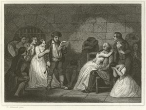 Call of the convicted (gravyr) av Alfred (after) Johannot