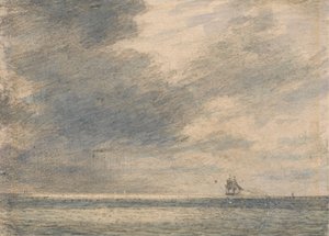 Kväll till sjöss av Alfred Abram Constable