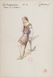 Halévy - La magicienne - kostymdesign av Alfred Albert - 13. Gnômes, balettdamer av Alfred Albert