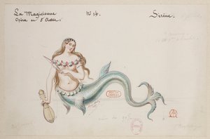 Halévy - La magicienne - kostymmodeller av Alfred Albert - 14. Sirenen av Alfred Albert