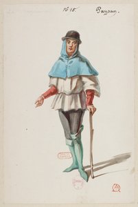 Halévy - La magicienne - kostymmodeller av Alfred Albert - 15. Paysan av Alfred Albert