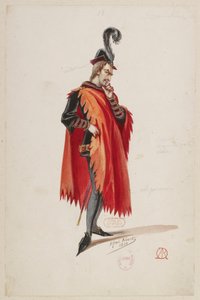 Halévy - La magicienne - kostymmodeller av Alfred Albert - 18. (Stello de Nici), M. Bonnehée