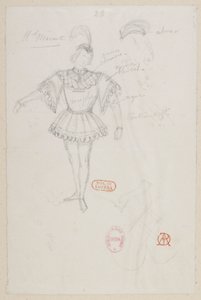 Halévy - La magicienne - kostymmodeller av Alfred Albert - 23. M. Mérante, (pas de deux) av Alfred Albert