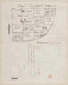 Halévy - La magicienne - kostymmodeller av Alfred Albert - 35 (Vapensköld). Vizieu du Lézard, Bretagne. Herrarna Couteau, Radepont, Georget av Alfred Albert