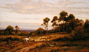 A Surrey Pasture (olja på duk)