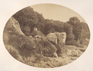 Babbacombe, från stranden, 1857. av Alfred Batson