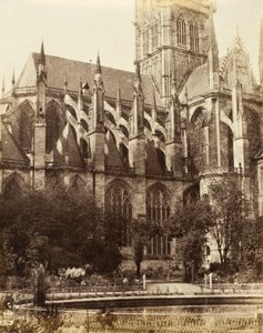 St. Oven, Rouen. 1856 (albumin silvertryck)
