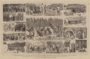 En resa med humleplockarna av Alfred Chantrey Corbould
