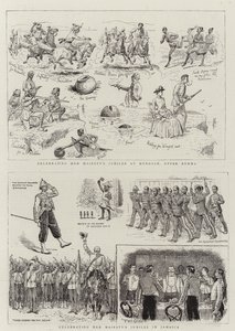 Firar Hennes Majestäts jubileum av Alfred Chantrey Corbould
