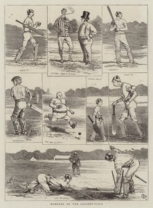 Humor på cricketfältet av Alfred Chantrey Corbould