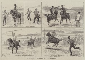 Militäridrott på Aldershot av Alfred Chantrey Corbould