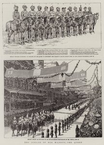 Hennes Majestät Drottningens jubileum av Alfred Chantrey Corbould