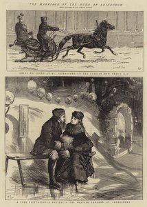 Hertigen av Edinburghs bröllop av Alfred Chantrey Corbould