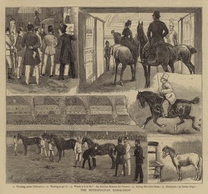 Metropolitan Horse-Show av Alfred Chantrey Corbould