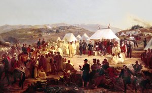 Erövringen av Algeriet: överlämnande av Beni Raten-stammen från Kabylien till den franske marskalken Randon (1795-1871) 1854
