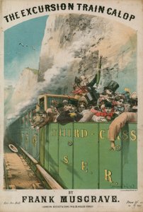 Musikalisk musik: Musik: The Excursion Train Galop av Frank Musgrave
