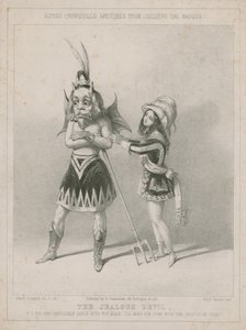 Alfred Crowquills skisser från Julliens bal masque: Den svartsjuke djävulen
