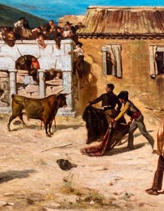 Bekämpning av novillos, detalj