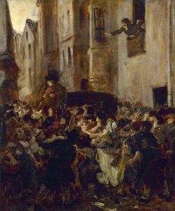 Arresteringen av Charlotte Corday, ca. 1853. av Alfred Dehodencq