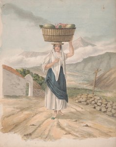 Kvinnlig huckster från Port Orotava av Alfred Diston