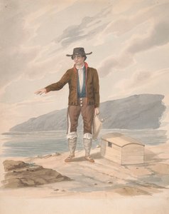 Man står på stranden - Hierro