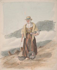 Kvinna från Ycod el Alto, Teneriffa av Alfred Diston