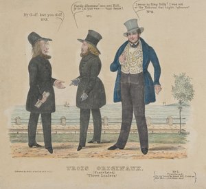 Tre Loafers Tre original, 1836-41. av Alfred E. Baker