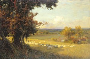 The Golden Valley (olja på duk)