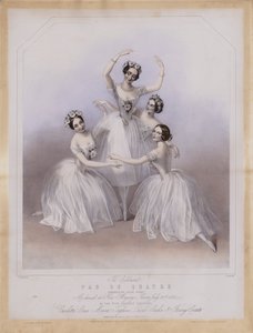 The Celebrated Pas De Quatre komponerad av Jules Perrot, som dansad på Her Majesty