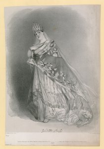 Giuditta Pasta, graverad av R.J. Lane, publicerad i juli 1837. av Alfred Edward Chalon