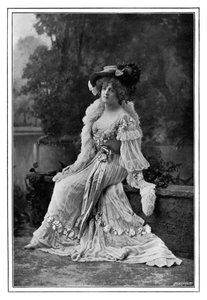 Marie Studholme, engelsk teaterskådespelerska, 1901.