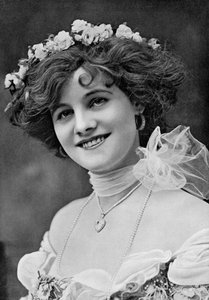 Fröken Gertie Millar 1879-1952, skådespelerska, 1902-1903.