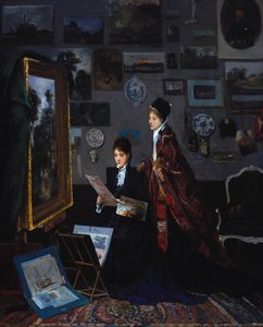 I studion av Alfred Emile Stevens