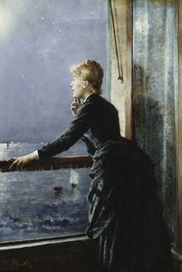Vintergatan; La Voie Lactee, ca 1885 av Alfred Emile Stevens