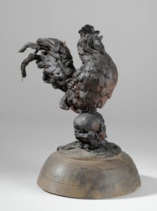 En av 9 maquetter till Sam Wilson Chimneypiece, c.1908-14 (gips & shellack) (se även 876021) av Alfred Gilbert