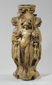 En av 9 maquetter till Sam Wilson Chimneypiece, c.1908-14 (gips & shellack) (se även 876009-10) av Alfred Gilbert