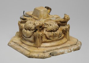 En av 9 maquetter för Sam Wilson Chimneypiece, c.1908-14 (gips & shellack) av Alfred Gilbert