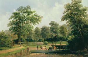 Landskap med kor, 1800-talet