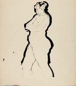 Stående naken av Alfred H. Maurer