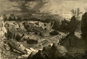 "Great Falls of the Potomac", 1874.