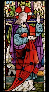 Christ Raising Jairuss Daughter, 1866 (målat glas)
