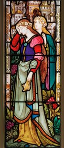 The Wise and Foolish Virgins, ca 1868 (målat glas)