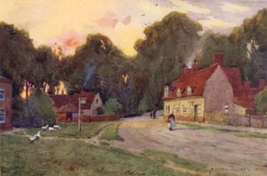 Östra Bergholt, Suffolk av Alfred Heaton Cooper