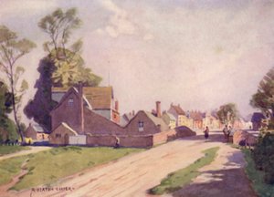 Long Melford, Suffolk av Alfred Heaton Cooper