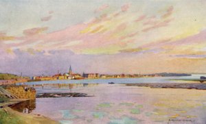 Luleå, Lappland, exporthamnen för järnmalm av Alfred Heaton Cooper